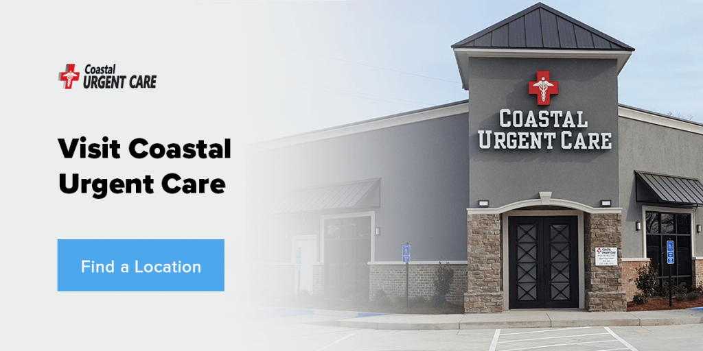 exterior of coastal urgent care clinic