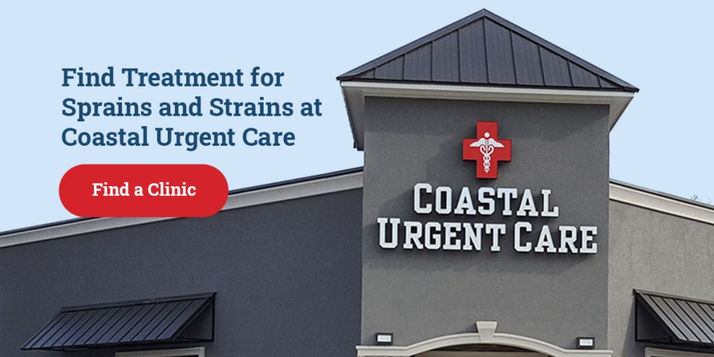 03 Find Treatment For Sprains And Strains At Coastal Urgent Care