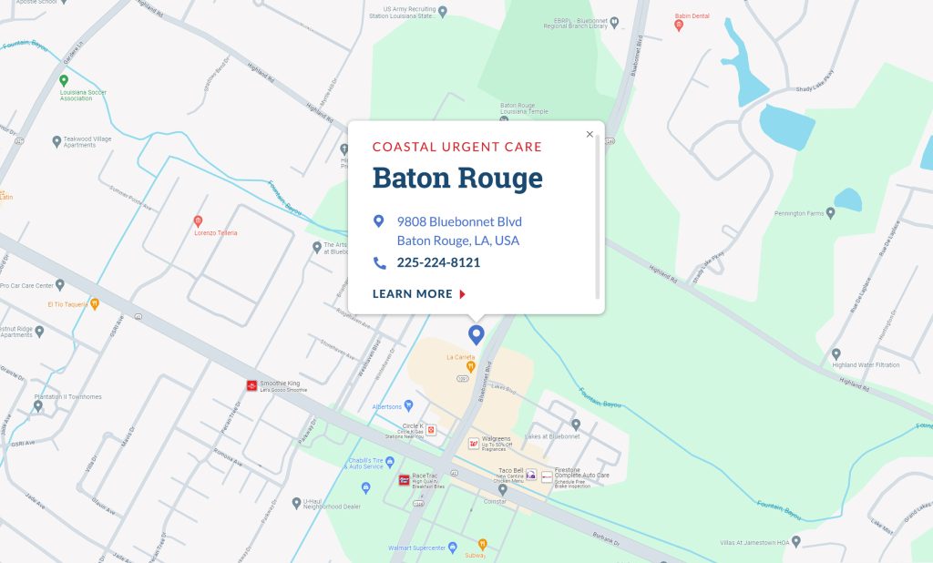 Baton Rouge Map