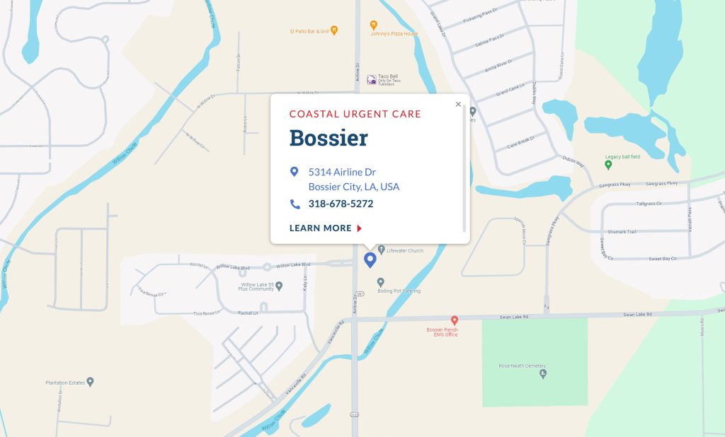 Bossier Map